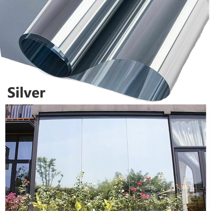 Reflective Film Silver silver Heat Control film One Way film Window Film Privacy Glass window film