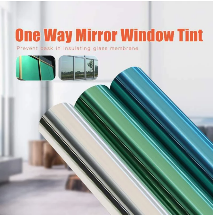 One Way Window Film, Daytime Privacy Heat Control Sun Blocking Anti UV Reflective Mirror Tint Film Glass Window & Door Covering - Image 6