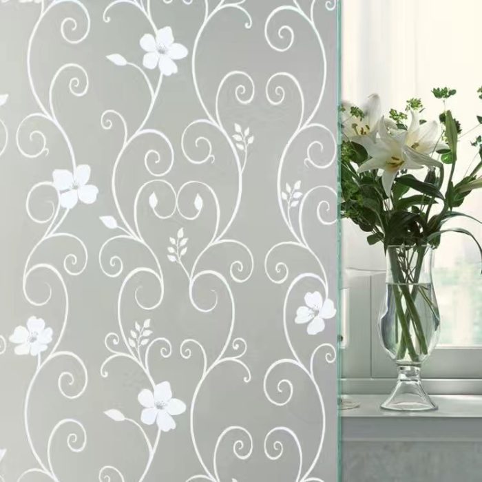 Self Adhesive Stained Glass Window Film Privacy Glass Vinyl Decorative Window Stickers - Image 7