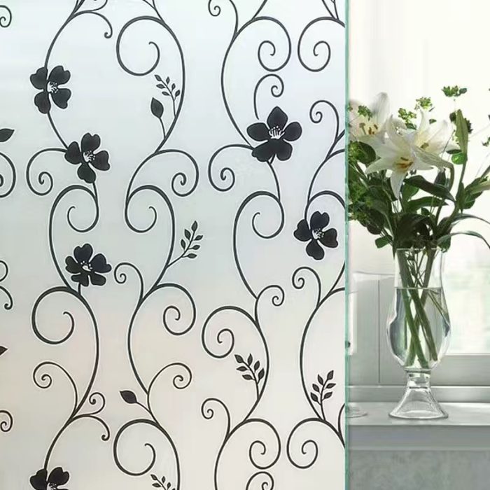 Self Adhesive Stained Glass Window Film Privacy Glass Vinyl Decorative Window Stickers - Image 5