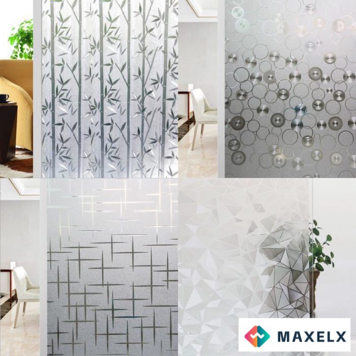 Self-adhesive film 3D Window Film Window sticker Decor Privacy Glass Film for Office Home D809 - Image 3