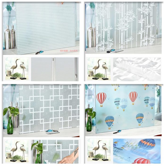 Self Adhesive Stained Glass Window Film Privacy Glass Vinyl Decorative Window Stickers - Image 11
