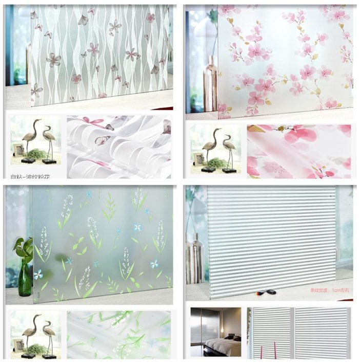 Self Adhesive Stained Glass Window Film Privacy Glass Vinyl Decorative Window Stickers - Image 13