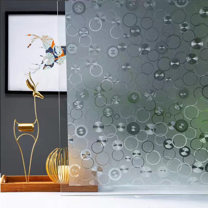 Self-adhesive film 3D Window Film Window sticker Decor Privacy Glass Film for Office Home D809