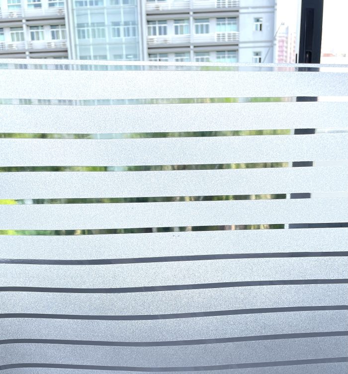 3D Window Film Line design Privacy Window Film Self-adhesive Decorative Glass Film D501A - Image 2
