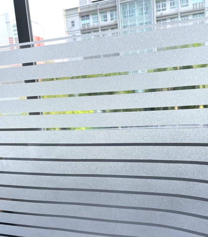 3D Window Film Line design Privacy Window Film Self-adhesive Decorative Glass Film D501A - Image 5