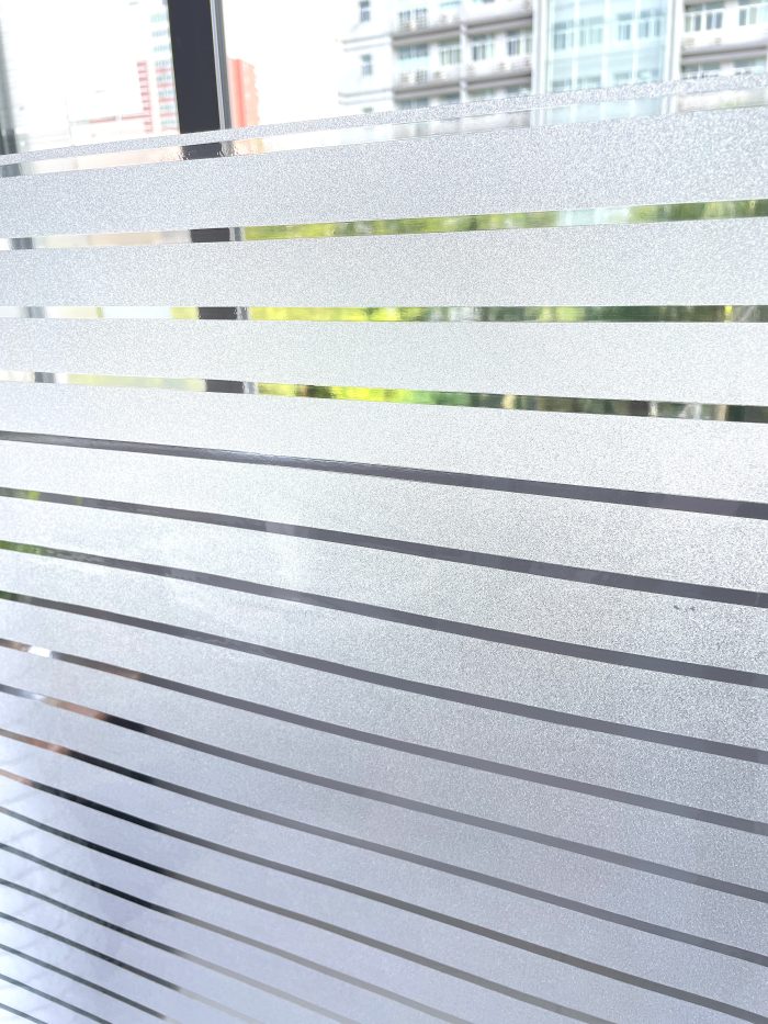 3D Window Film Line design Privacy Window Film Self-adhesive Decorative Glass Film D501A - Image 7
