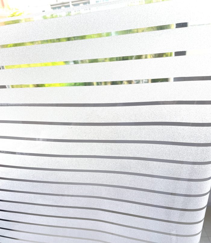3D Window Film Line design Privacy Window Film Self-adhesive Decorative Glass Film D501A - Image 8