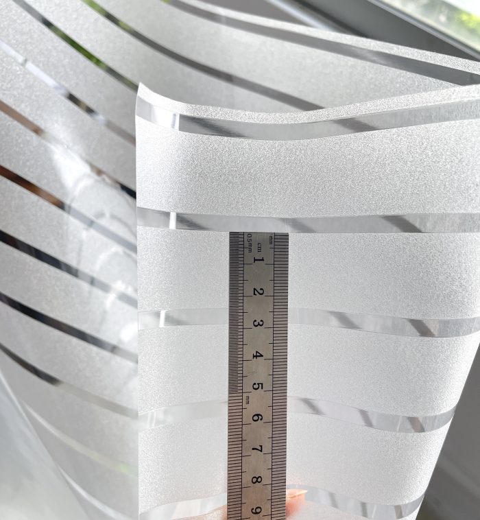 3D Window Film Line design Privacy Window Film Self-adhesive Decorative Glass Film D501A - Image 9