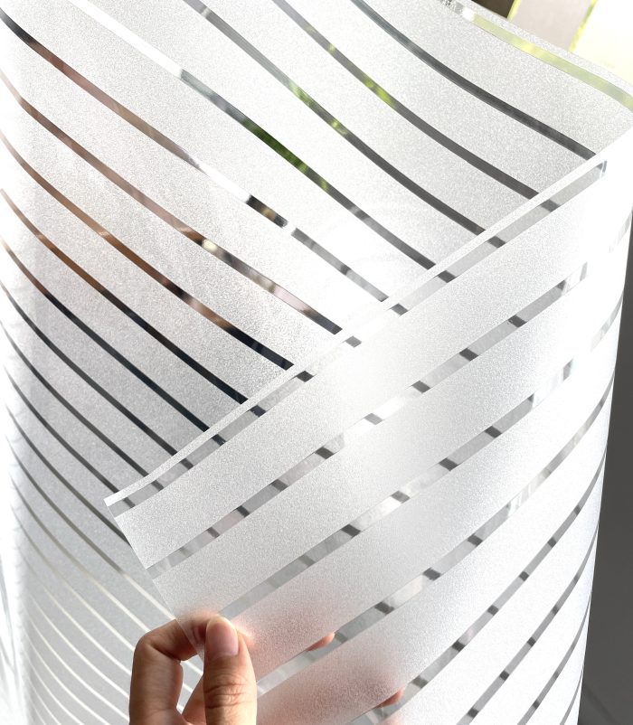 3D Window Film Line design Privacy Window Film Self-adhesive Decorative Glass Film D501A - Image 11