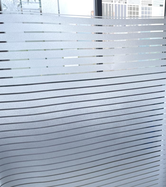 3D Window Film Line design Privacy Window Film Self-adhesive Decorative Glass Film D501A - Image 4