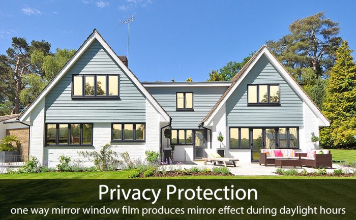 One Way Window Film, Daytime Privacy Heat Control Sun Blocking Anti UV Reflective Mirror Tint Film Glass Window & Door Covering - Image 12