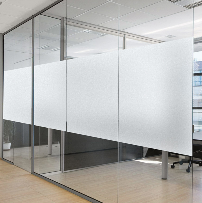 White Frosted Window Film glass sticker Decorative Glass Film for Office Home - Image 3