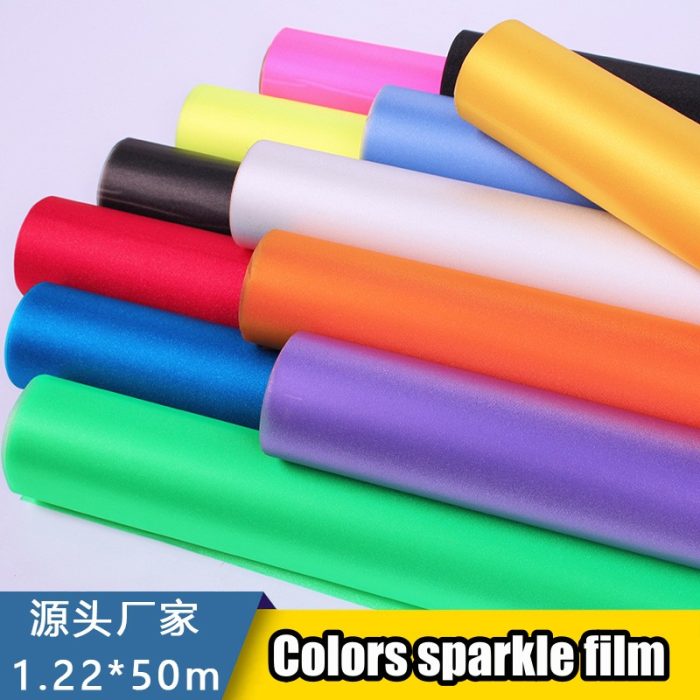 Colors Glitter Film Sparkle Film Window glass Film Self-adhesive Decorative Film Sparkle D series - Image 2