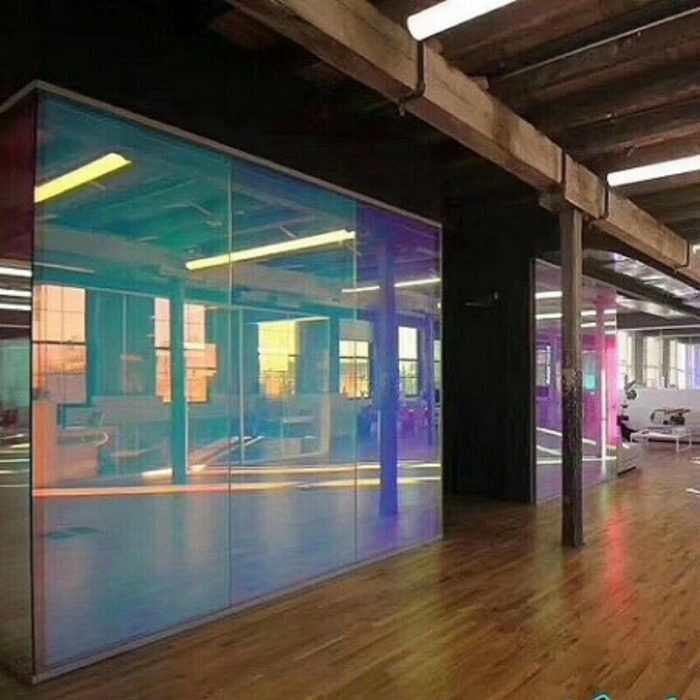 Colorful Rainbow Glass film 30cm* 100cm Window Tint Decorative Window Films Iridescent Holographic Clear Chameleon Film - Image 8