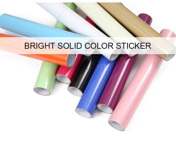 Glitter Film Paint Wallpaper Cabinet Furniture Stickers Solid Color Wall Stickers Waterproof - Image 11