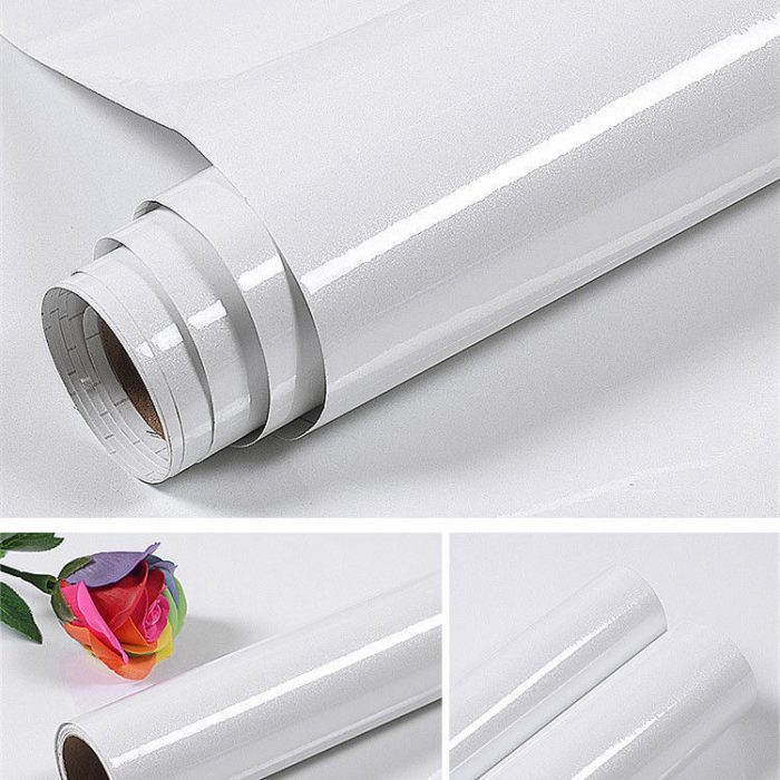 Glitter Film Paint Wallpaper Cabinet Furniture Stickers Solid Color Wall Stickers Waterproof - Image 14