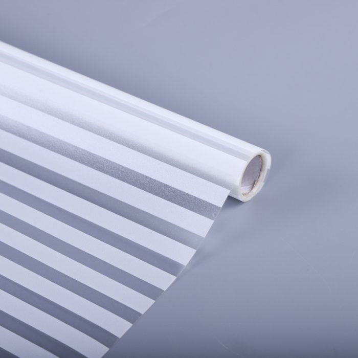 Middle Line design Matte Frosted Decorative Window Film Privacy Self Adhesive Glass Film E0074 - Image 3