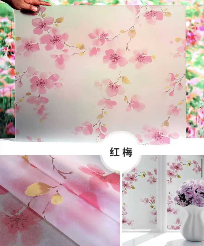 Frosted Decorative Window Film Privacy Glass film Vinyl Self-adhesive Film M005 - Image 6