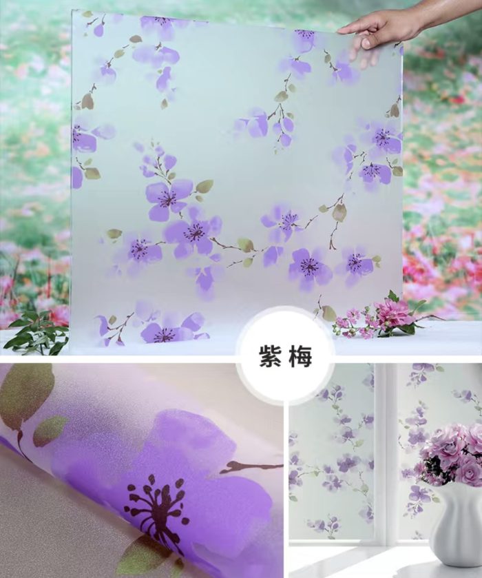Frosted Decorative Window Film Privacy Glass film Vinyl Self-adhesive Film M008 - Image 3