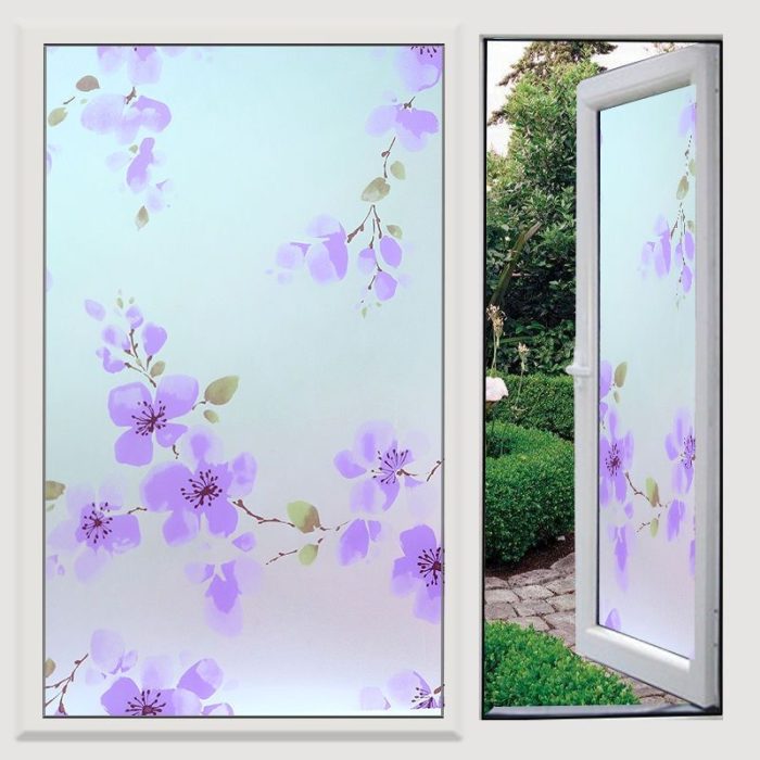 Frosted Decorative Window Film Privacy Glass film Vinyl Self-adhesive Film M008 - Image 2
