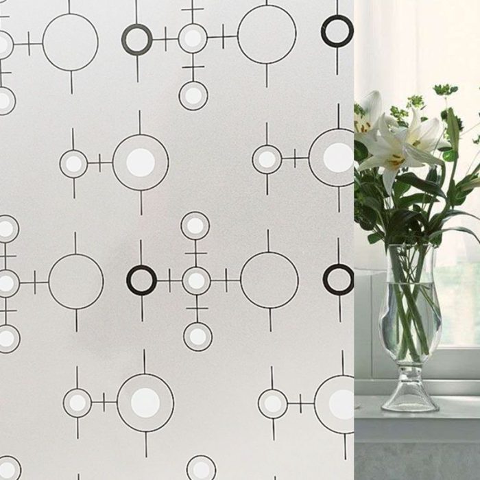Frosted Decorative Window Film Privacy Glass film Vinyl Self-adhesive Film M011 - Image 4
