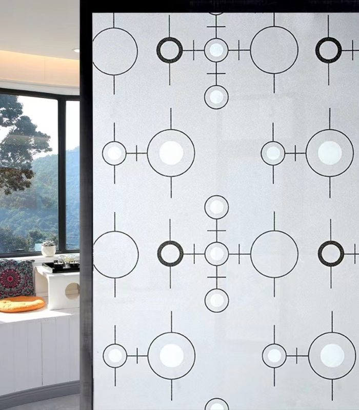 Frosted Decorative Window Film Privacy Glass film Vinyl Self-adhesive Film M011 - Image 7