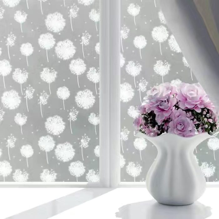 Frosted Decorative Window Film Privacy Glass film Vinyl Self-adhesive Film S002 - Image 4