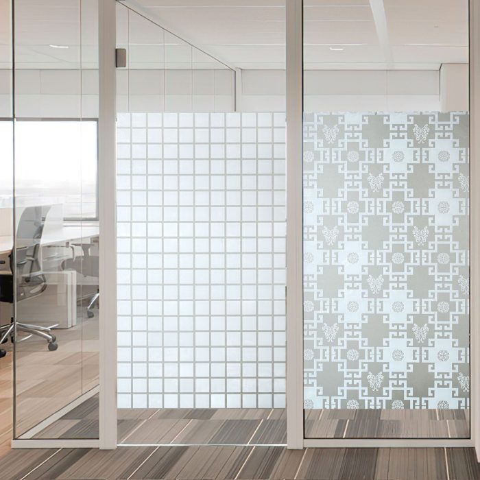 Big box Matte Frosted Decorative Window Film Self-Adhesive Privacy Film for Home Office S003 - Image 2