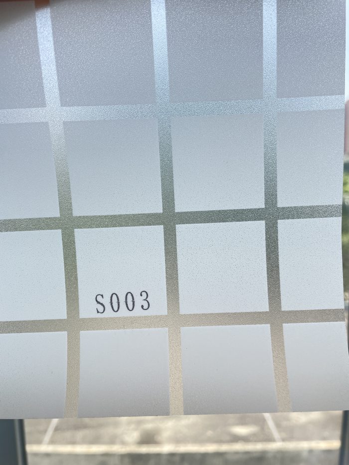Big box Matte Frosted Decorative Window Film Self-Adhesive Privacy Film for Home Office S003 - Image 9