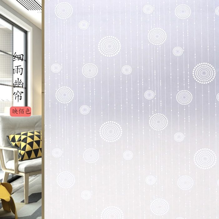 Frosted Decorative Window Film Privacy Glass film Vinyl Self-adhesive Film S031 - Image 2
