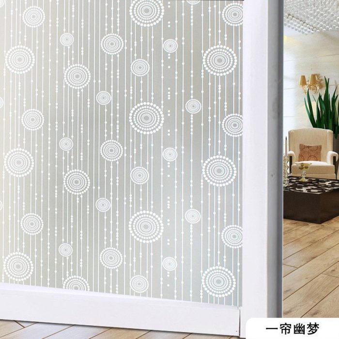 Frosted Decorative Window Film Privacy Glass film Vinyl Self-adhesive Film S031 - Image 4