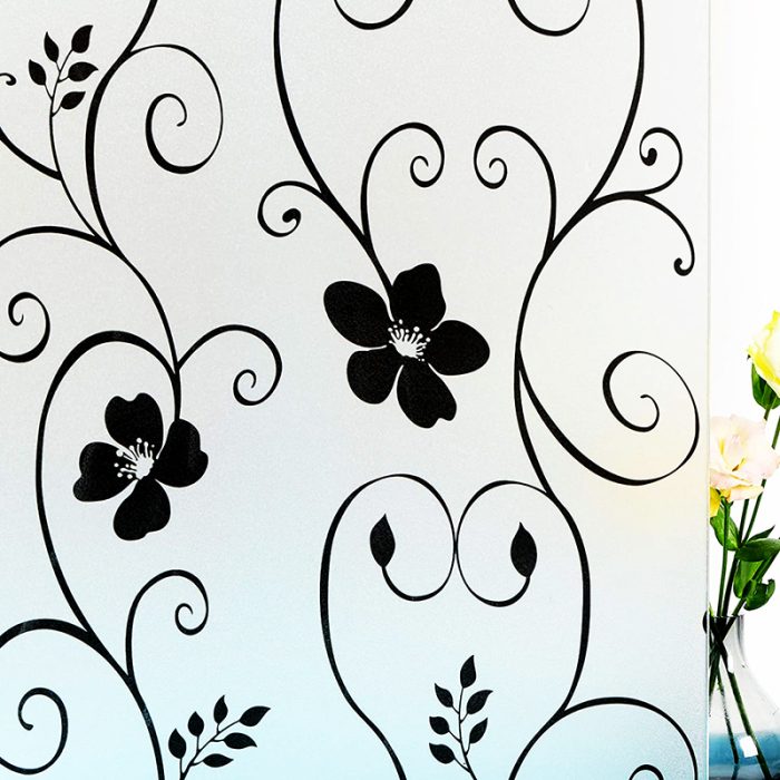 Matte Frosted Decorative Window Film Privacy Vinyl Self-adhesive Glass Film S040 - Image 7