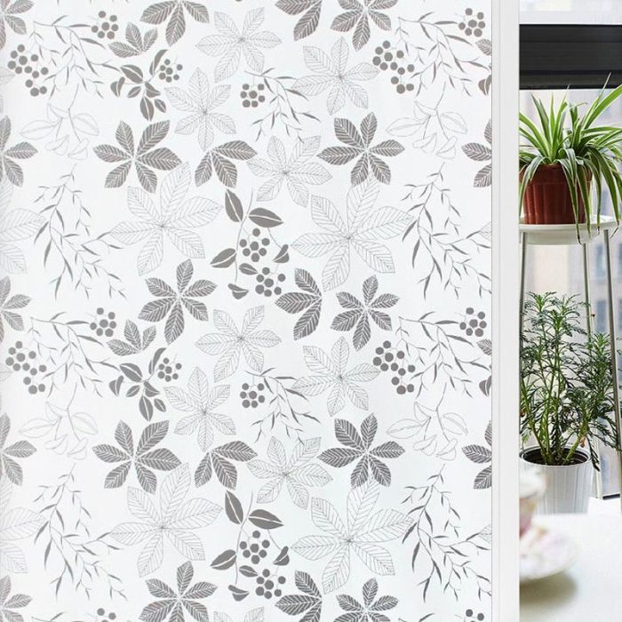 Frosted Decorative Window Film Privacy Glass film Vinyl Self-adhesive Film S061
